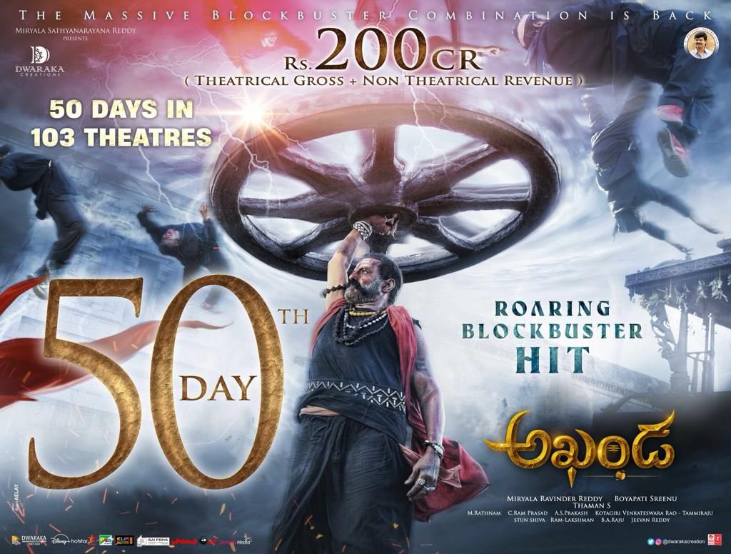 Akhanda 50 Days