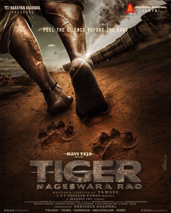 raviteja tiger nageswara rao movie