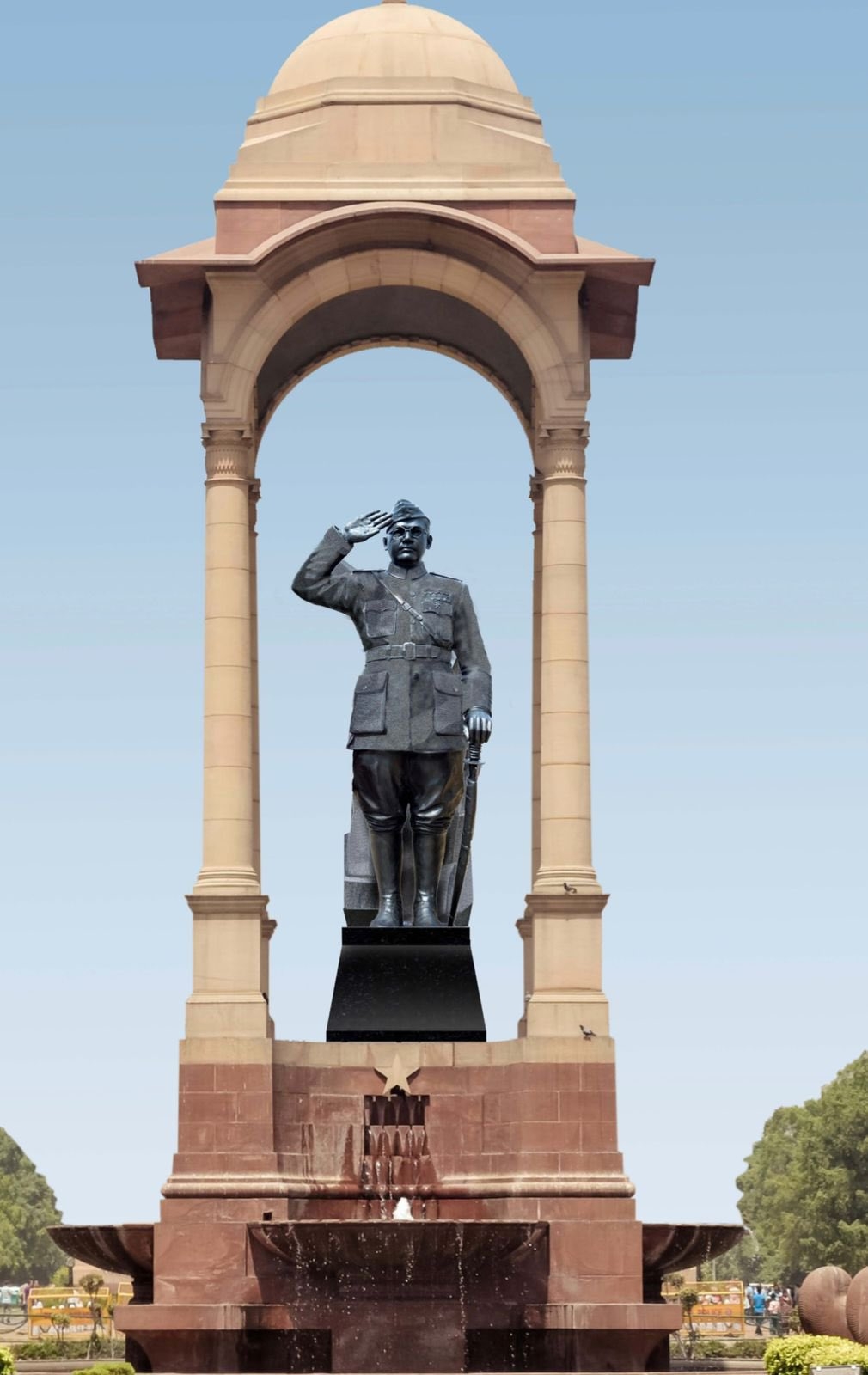 MODI NETAJI STATUE