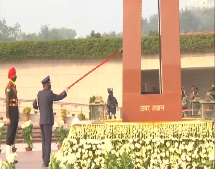 Amar Jawan Jyoti merged with flame at National War Memorial