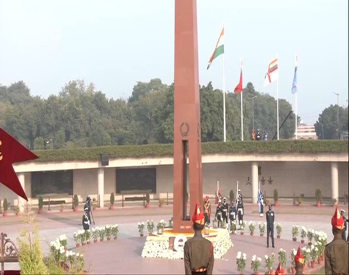 Amar Jawan Jyoti merged with flame at National War Memorial