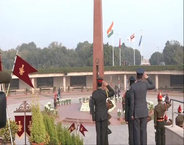 Amar Jawan Jyoti merged with flame at National War Memorial