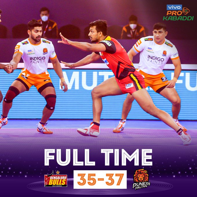 Puneri paltan beat Bengaluru bulls