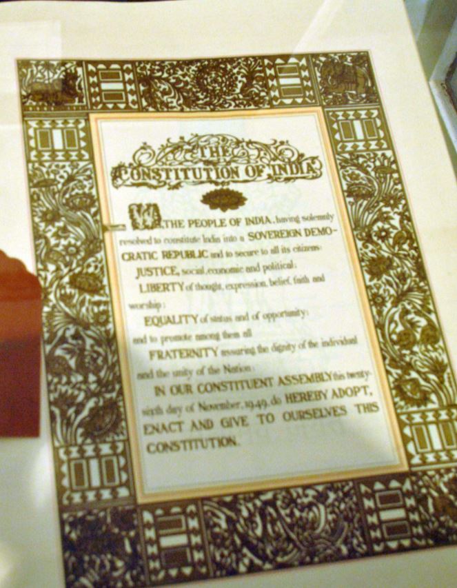 Indian Constitution original copy