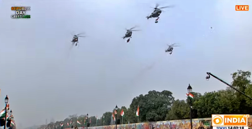 REPUBLIC DAY PRESIDENT FLAG HOISTING