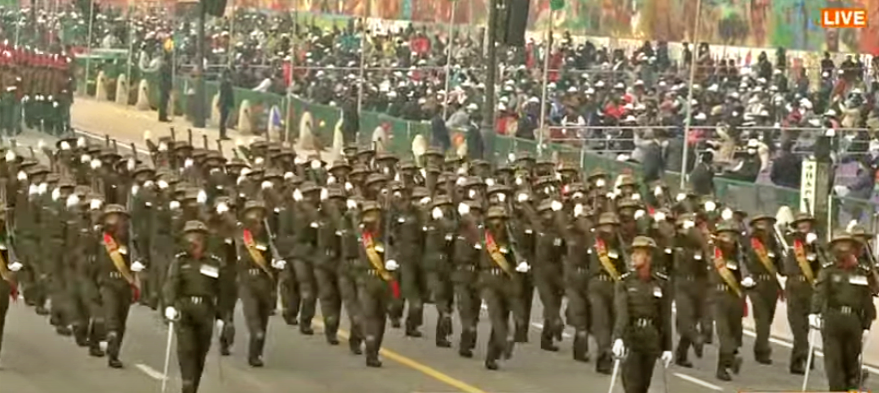 REPUBLIC DAY PRESIDENT FLAG HOISTING