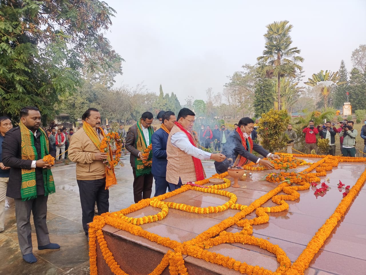 btr-chief-pramod-bodo-participate-in-second-anniversary-of-btr-peace-accord