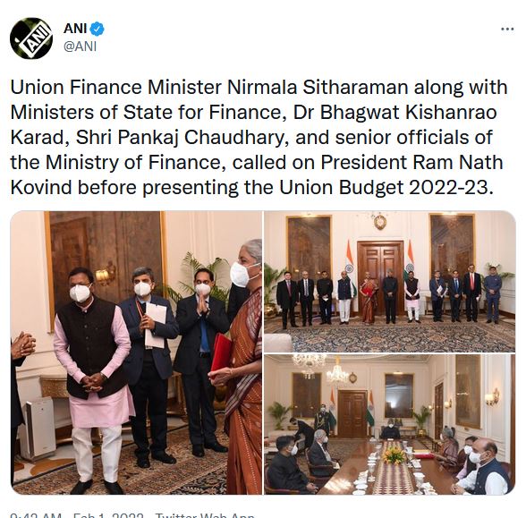 Finance Minister Nirmala Sitharaman,Union Budget LIVE UPDATES,