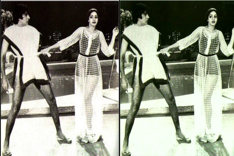 amitabh bachchan shared Shridevi photo