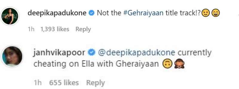 Janhvi kapoor on gehraiyaan song