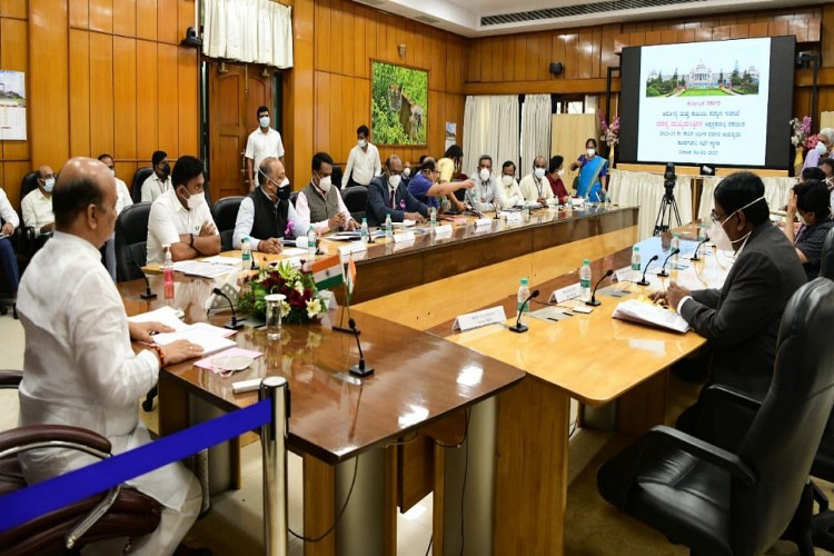 cm bommai meeting on health and medical education department