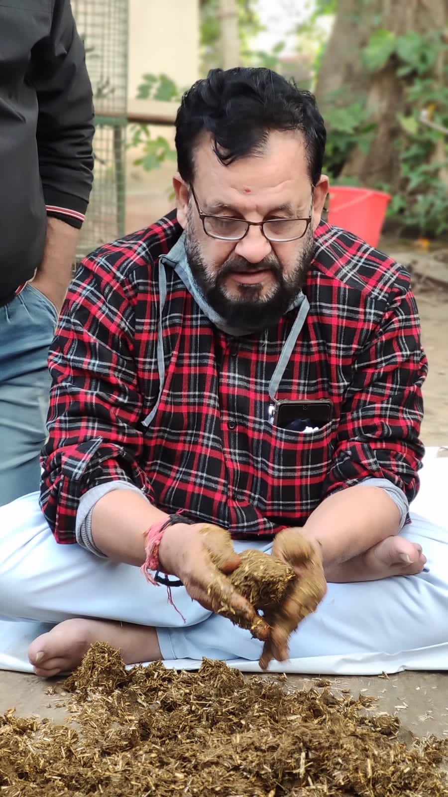 cow dung cakes