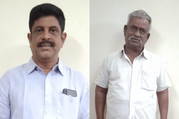 நில மோசடியில் கைது செய்யப்பட்ட ராஜமாணிக்கம், நல்லறம் முருகவேல்