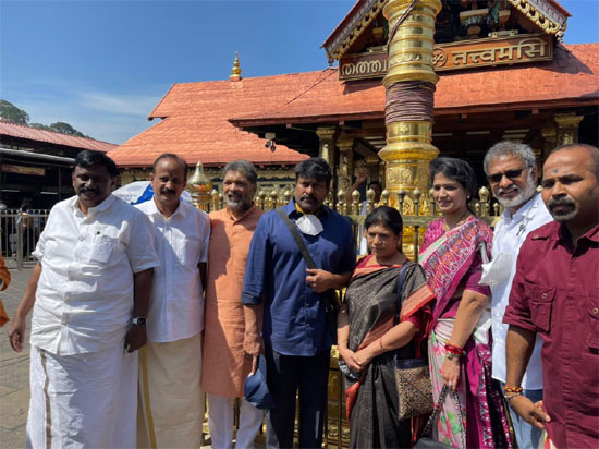 chiranjeevi visit kerala temples