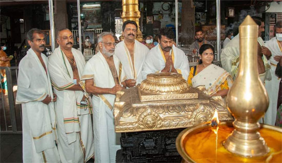 chiranjeevi visit kerala temples