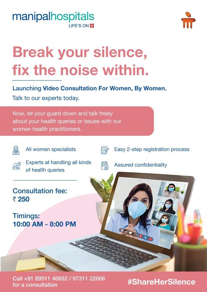 Manipal Hospital Launches Tele Consultation For Women