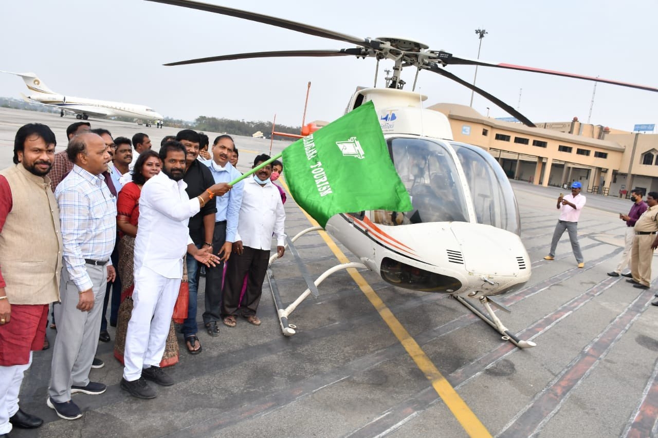 Medaram Helicopter Services Started