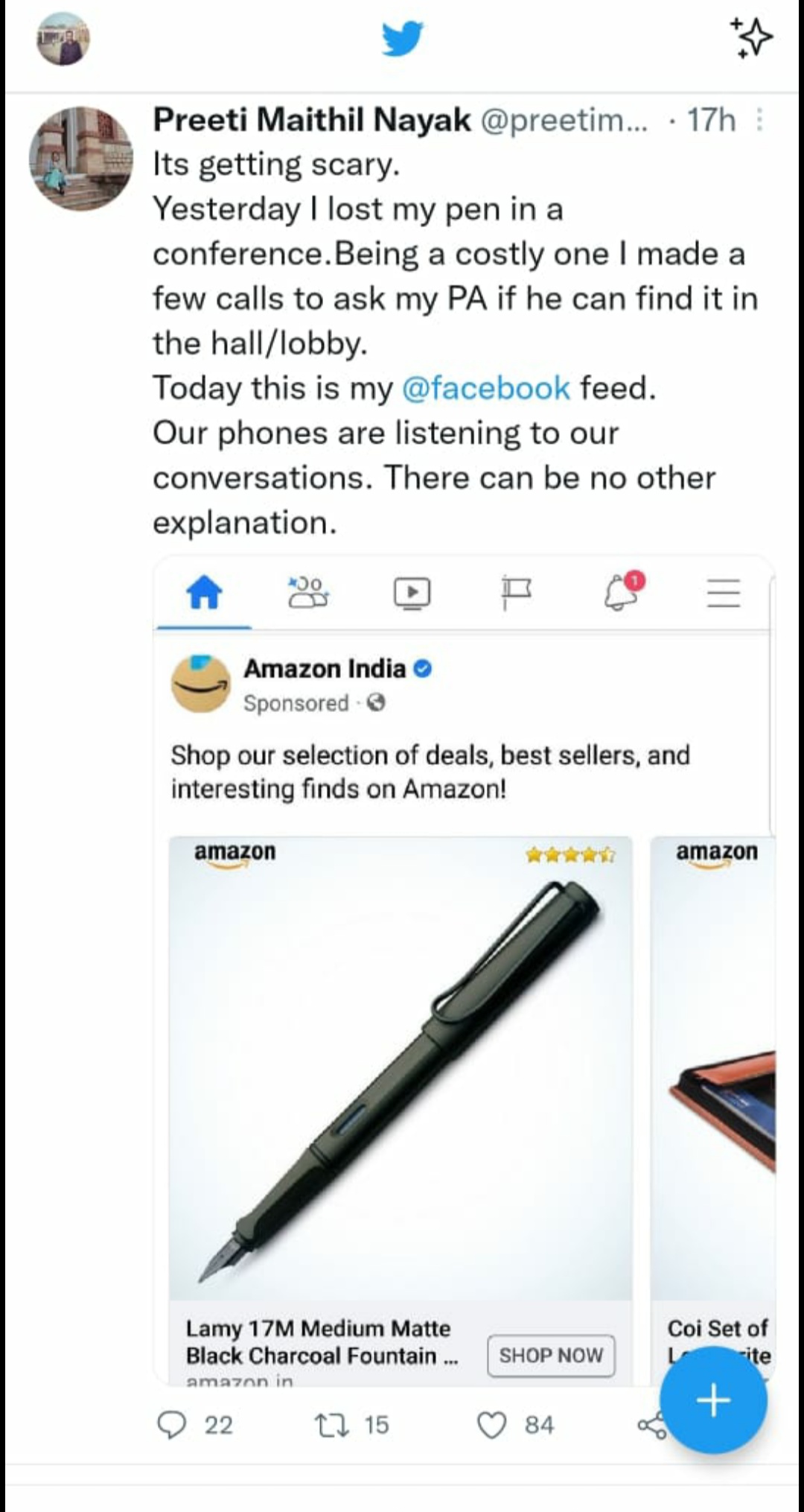 ias-officer-asked-to-search-pen-to-pa-on-phone-matter-reached-facebook-showing-advertisement