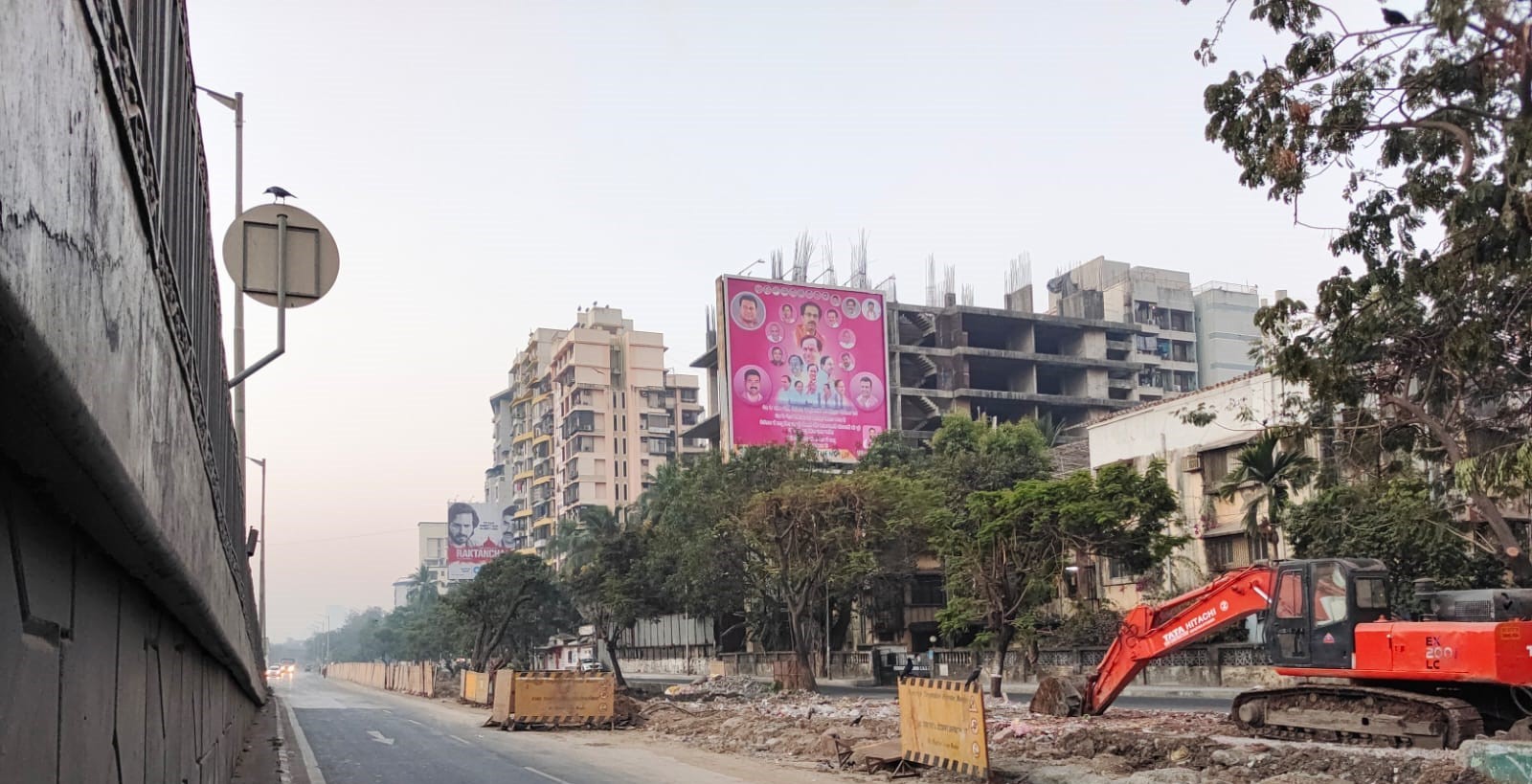 CM KCR Flex in Mumbai, kcr flex photos