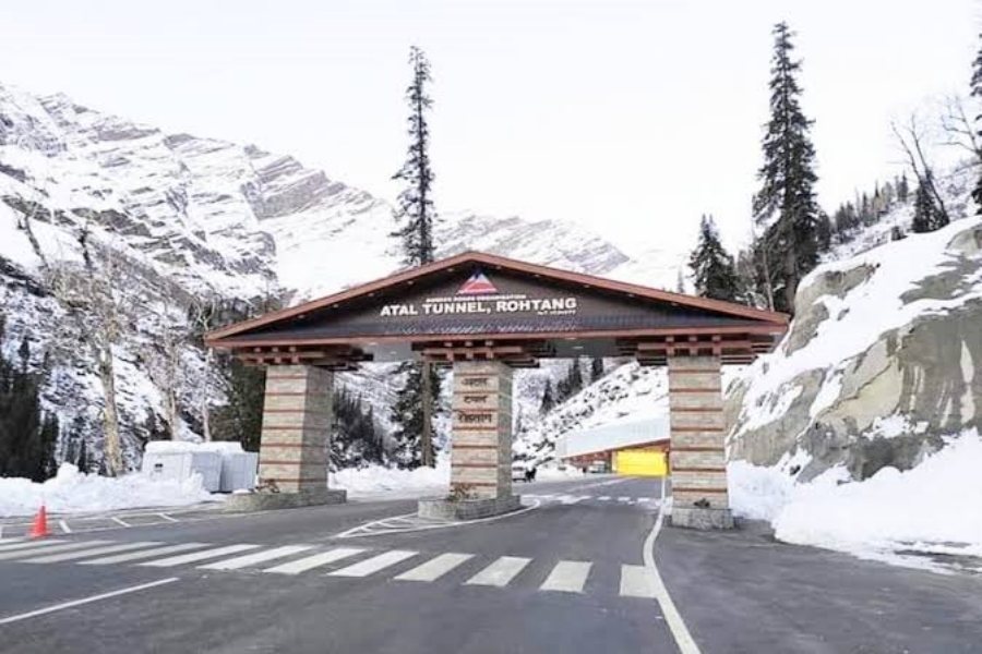 Atal Rohtang Tunnel Himachal.