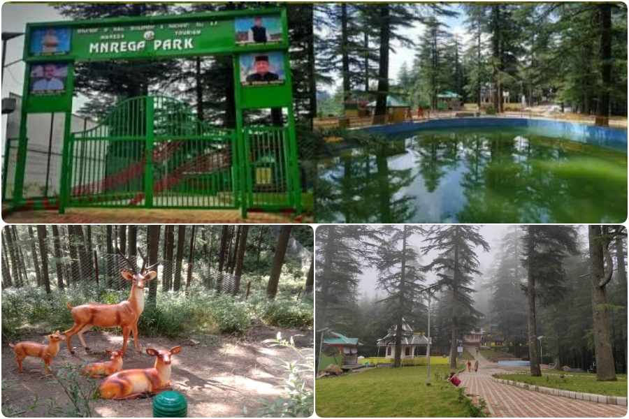 Park built in Murhag Panchayat of Mandi.