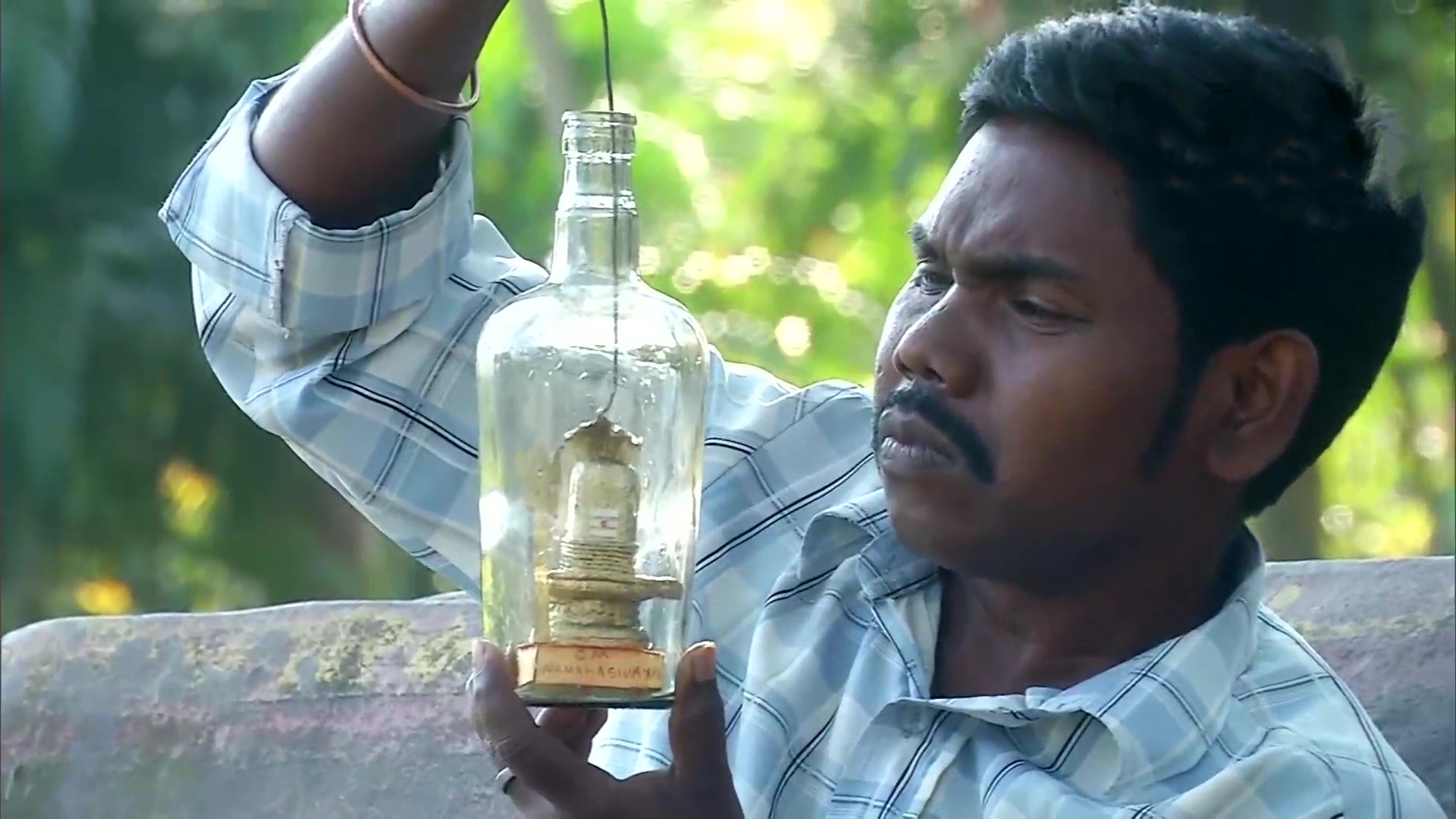 shivaling inside bottle with eswararao