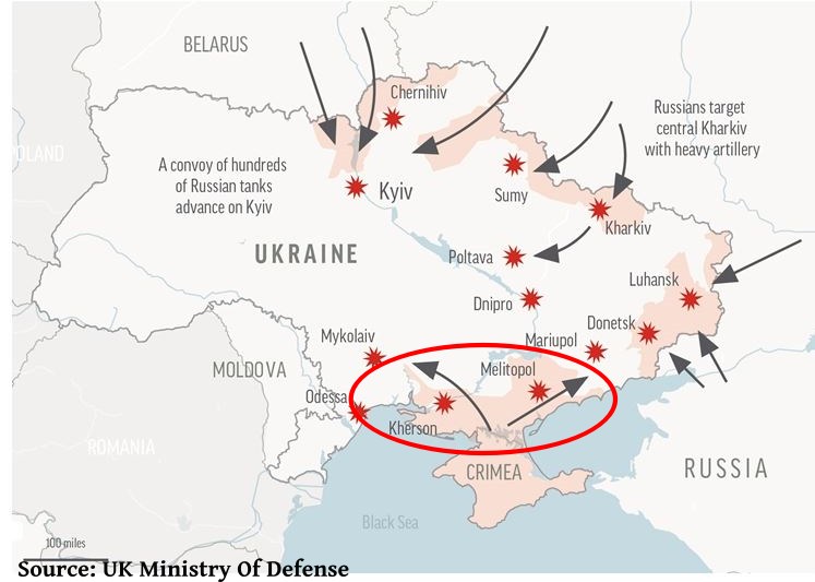 Russian military claims capture of Kherson