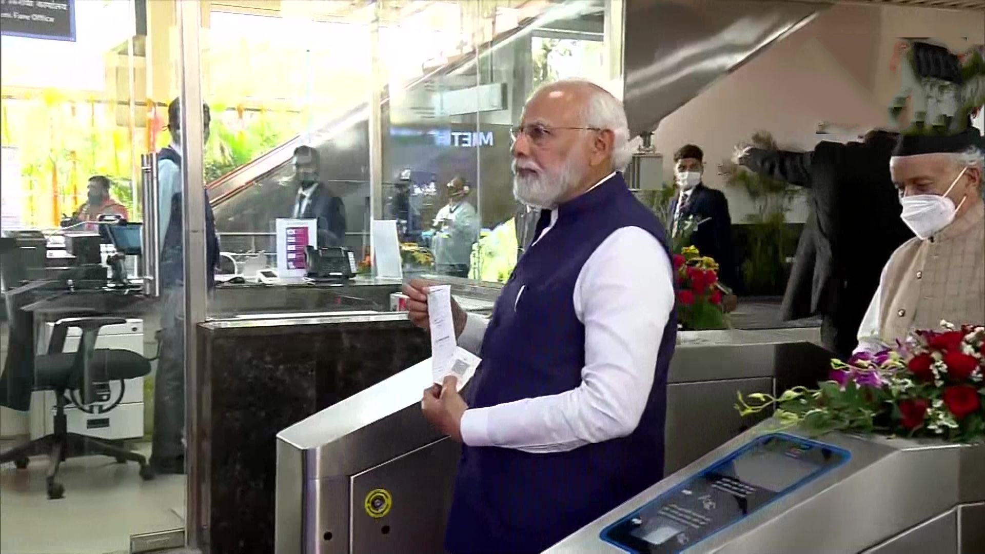 PM Modi inaugurates Pune metro rail project