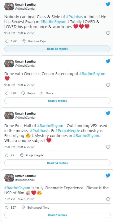 RadheShyam first review