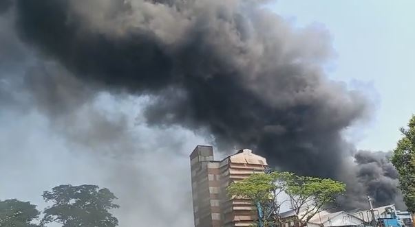 chemical company fire