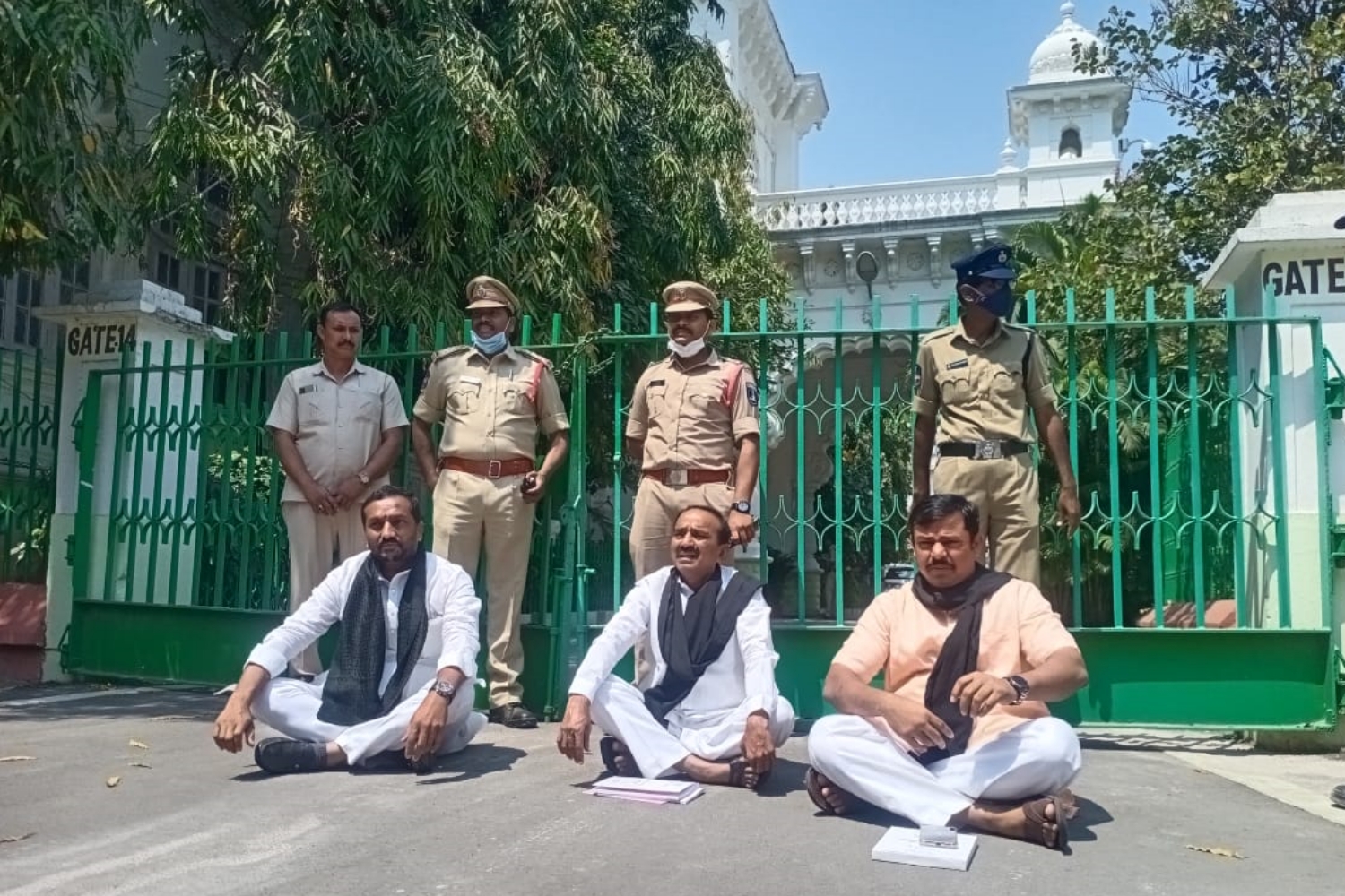 Suspension of BJP members for telangana assembly