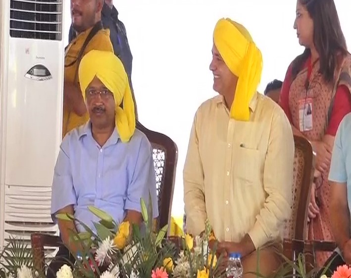 First AAP CM of Punjab being sworn in