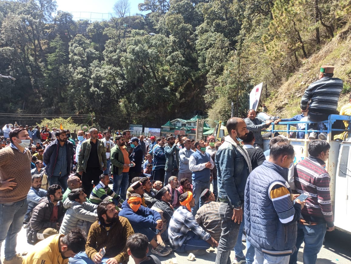 Devbhoomi Kshatriya Organization Protest in Shimla