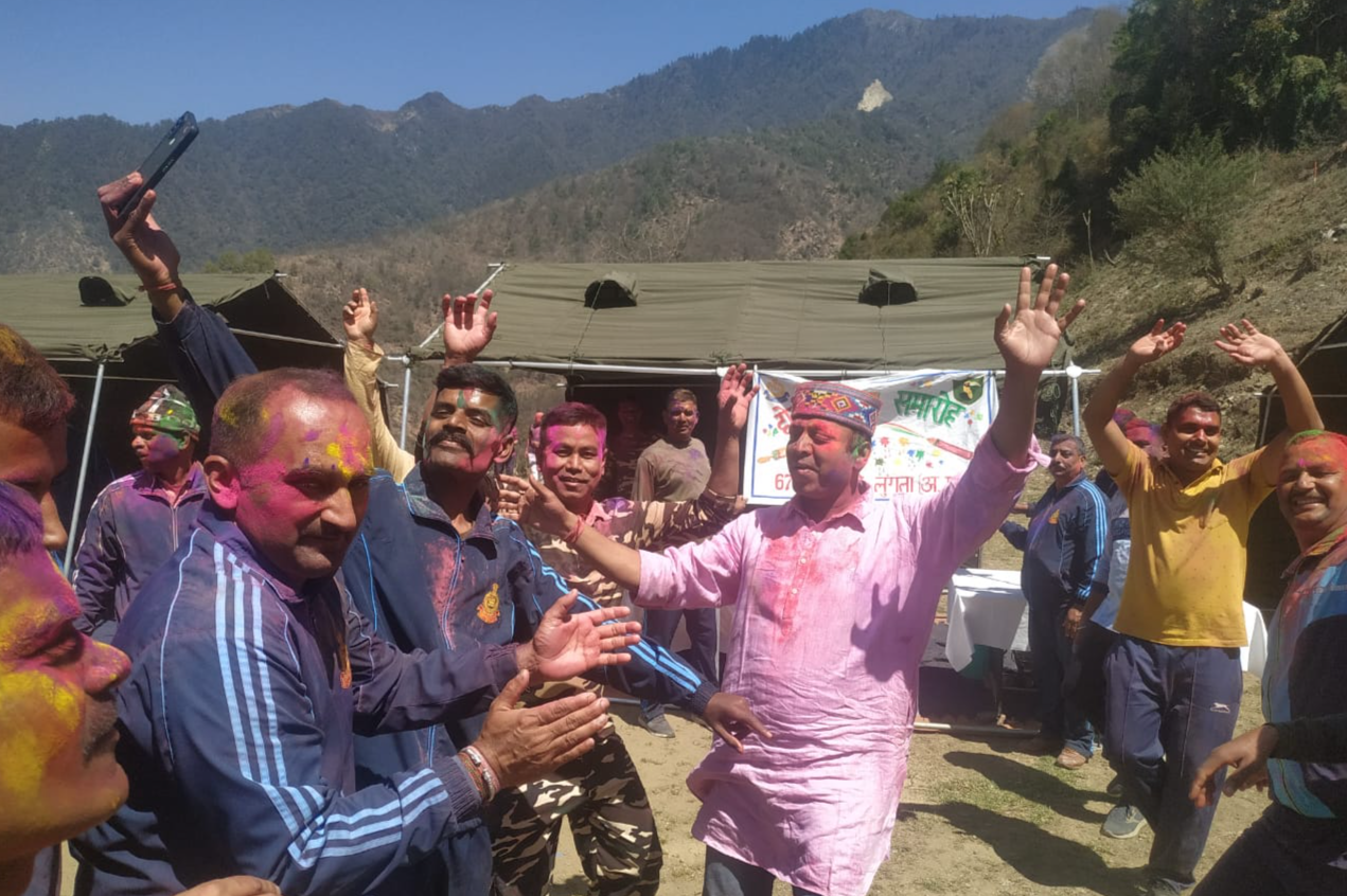 Holi celebration