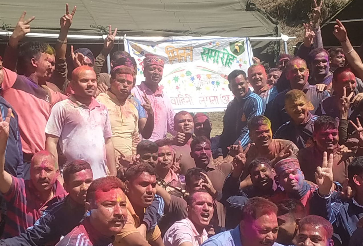 Holi celebration