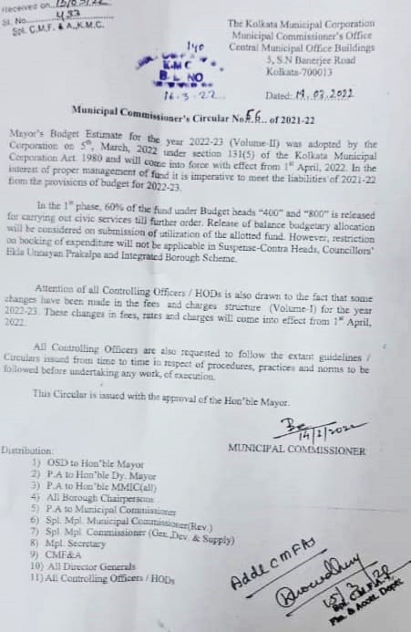 KMC Embargo Implement Notice