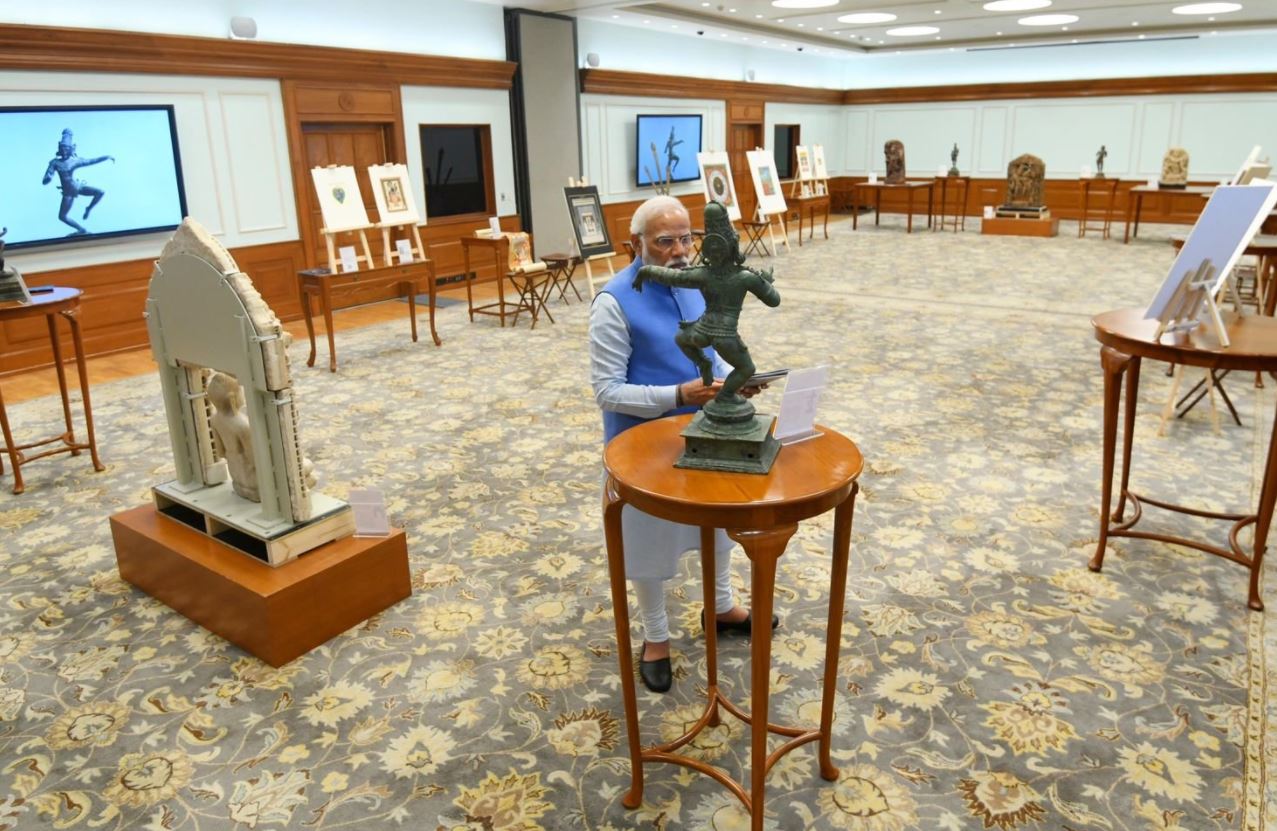 PM Modi inspects 29 antiquities