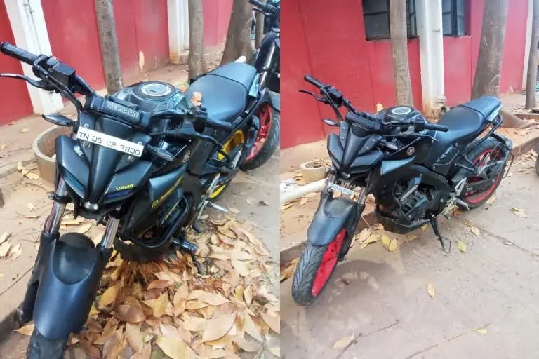 bike adventure were arrested  bike adventure  bike adventure and bike seized in chennai  பைக் சாகசம்  பைக் சாகசத்தில் ஈடுபட்ட 18 பேர் கைது  பைக் சாகசத்தில் ஈடுபட்டவர்கள் கைது  செனையில் பைக் சாகசத்தில் ஈடுபட்டவர்கள் கைது