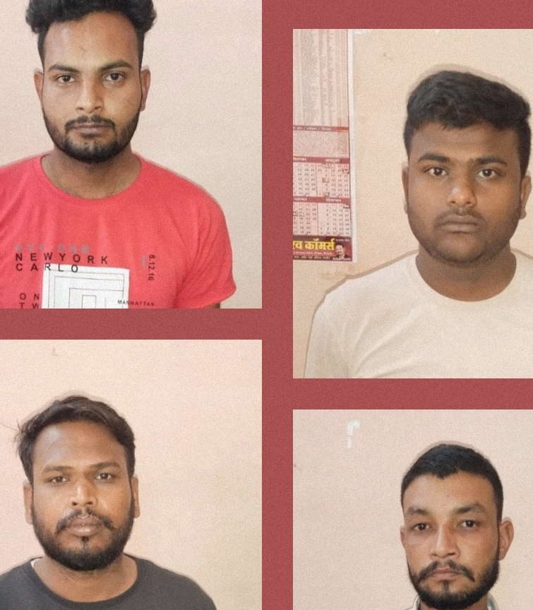four accused in custody