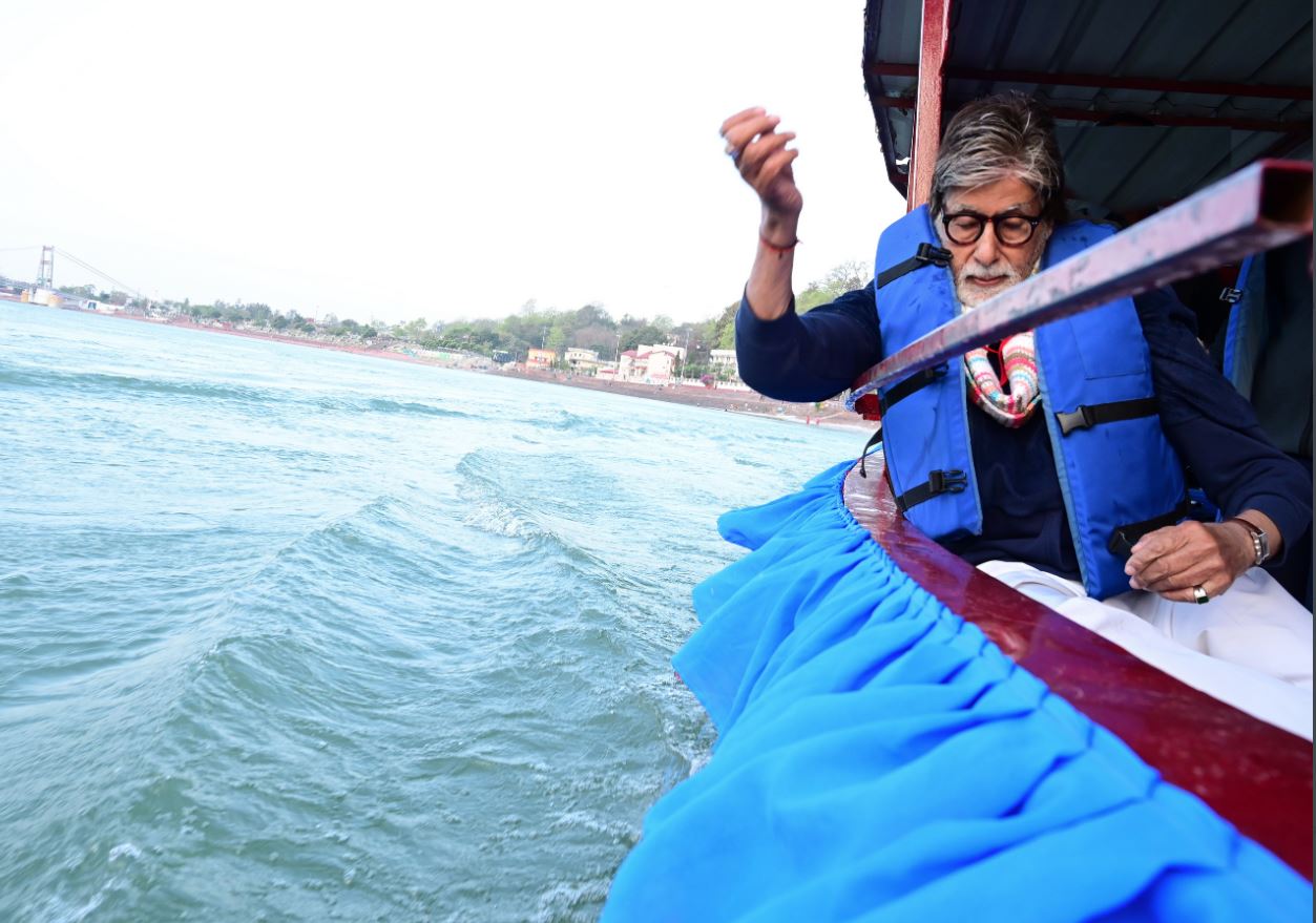 amitabh in boating rishikesh