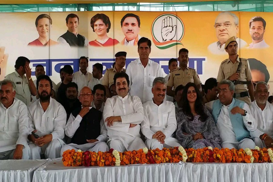 Congress workers conference in Karnal