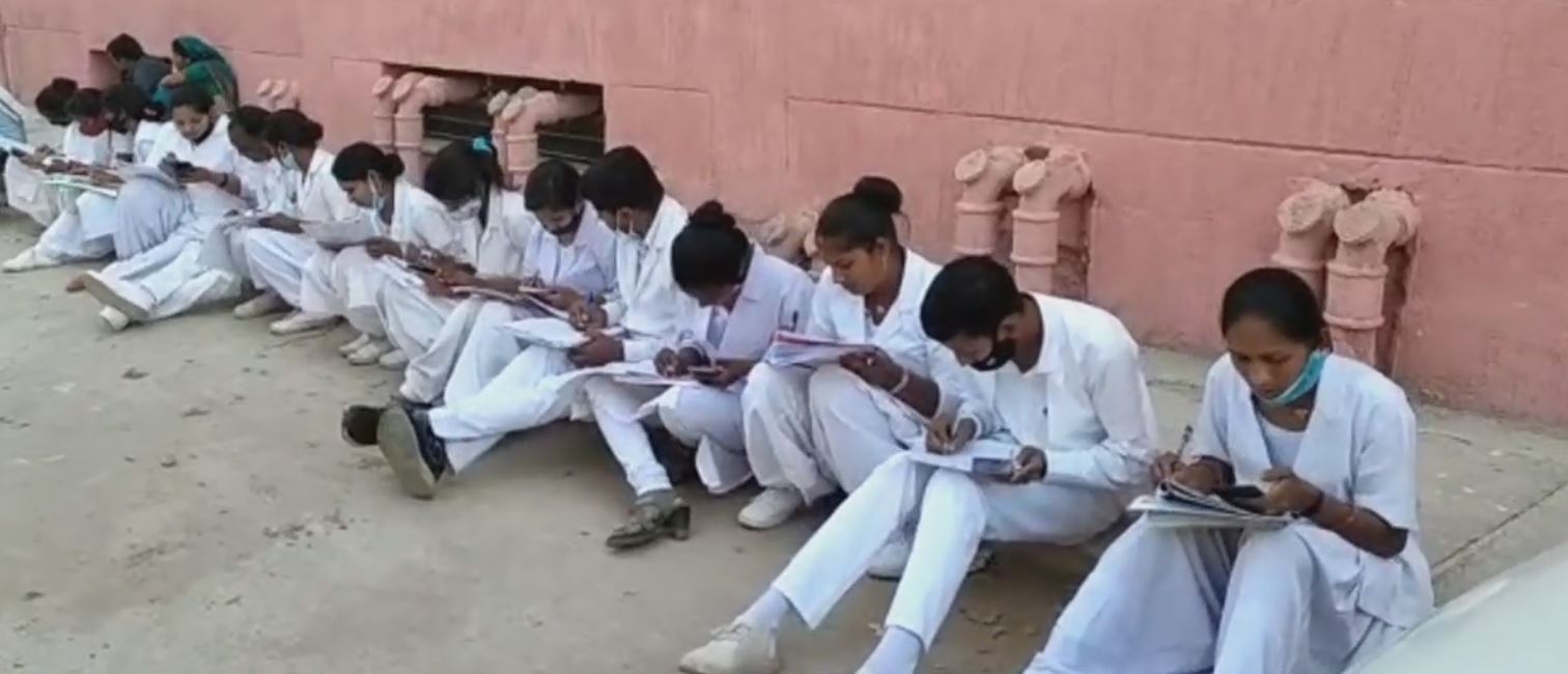 nursing students openly copying in mp