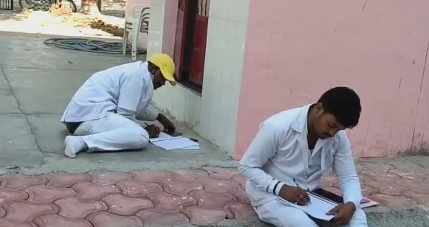 nursing students openly copying in mp