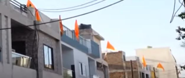 indore saffron flag hoisted in every house