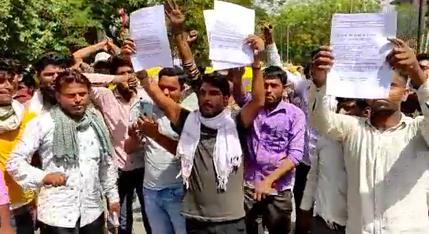 faridabad auto driver protest