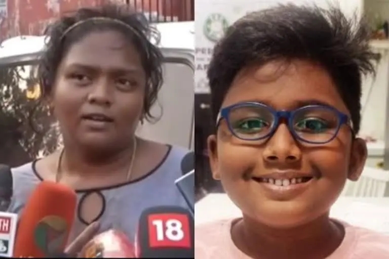 இறந்த சிறுவனும் அவனது தாயாரும்