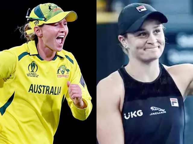 Meg Lanning  Ashleigh Barty  मेग लैनिंग  एशले बार्टी  एलिसे पेरी  Barty play cricket  Meg Lanning Statement  Sports News  Cricket News  Ellyse Perry Statement  ऑस्ट्रेलिया महिला क्रिकेट