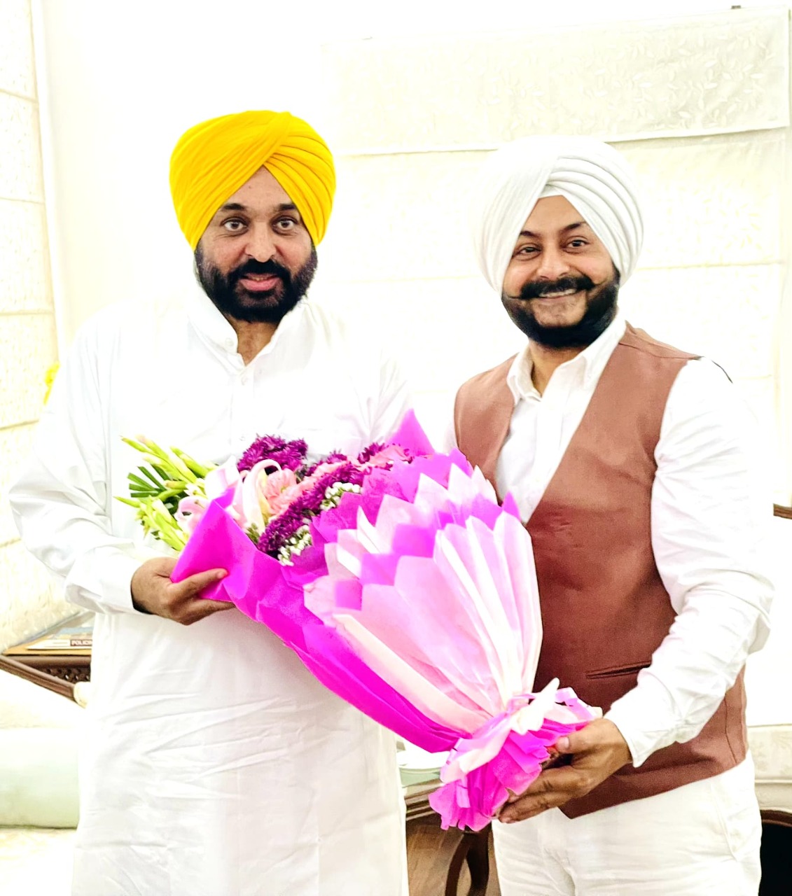 ਆਪ ਇੰਚਾਰਜ ਜਰਨੈਲ ਸਿੰਘ ਨੇ ਸੀਐੱਮ ਮਾਨ ਨਾਲ ਕੀਤੀ ਮੁਲਾਕਾਤ