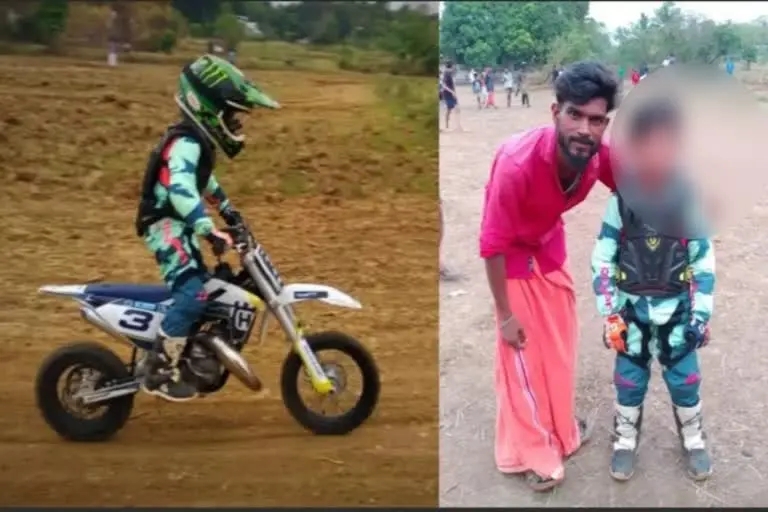 6 year boy gets mud raising training