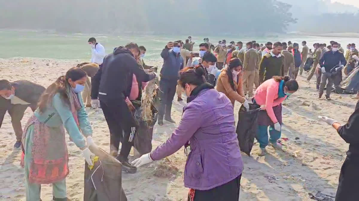 Cleanliness Drive in Rishikesh